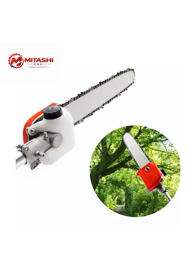 Mitashi Pro ST21 52CC 2 Zamanlı Benzinli Zeytin Silkeleme + Dal Budama + Ot Biçme Aparatlı Sırt Tırpan