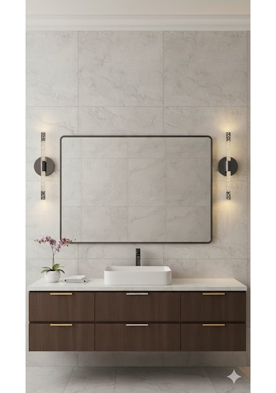 Bhbackhome Bubbleflux Şık Tasarım Modern Ledli Aplik 40 Cm Elektrikli Antrasit