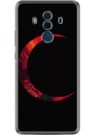 Huawei Mate 10 Pro Kılıf Silikon Red Moons 1747
