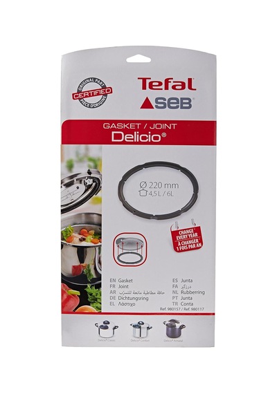 Delicio Paslanmaz Çelik Düdüklü Tencere İçin Conta 4,5l-6l-7,5l Çap 220mm - 980157 Diğer