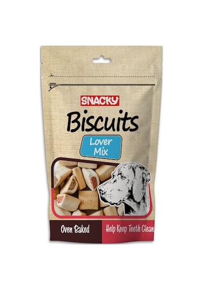 Snacky Animal Lover Yetişkin Köpek Bisküvisi 200 G Snacky Animal Lover Yetişkin Köpek Bisküvisi 200 G
