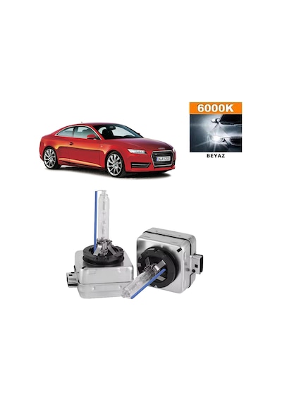 Audi A5 2011-2019 D3s / D3r 6000k Beyaz Hıd Xenon Ampul 2 Adet