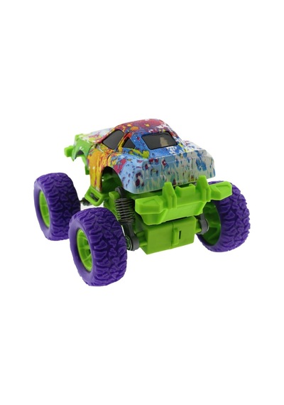 Die Cast Batik Desenli Mor Teker Araba