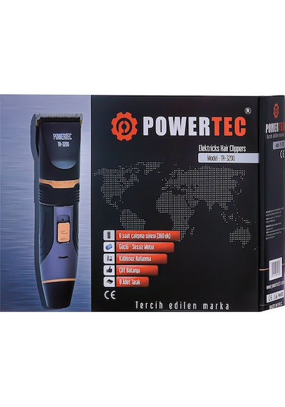Powertec TR-3200 Saç ve Sakal Kesme Makinesi