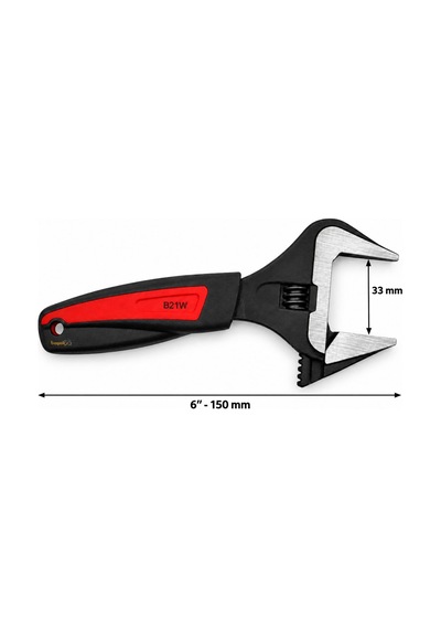 Ceta Form 33 Mm Geniş Çeneli 6'' 150mm Kurbağacık B21w-150b