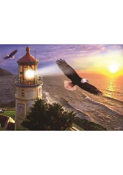 Gündoğumunda Yüksek Uçuş 1000 Parça Puzzle