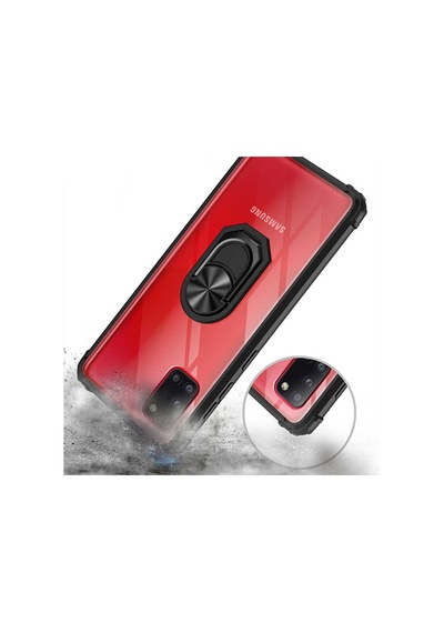 Galaxy Uyumlu A31 Kılıf Zore Mola Kapak Siyah