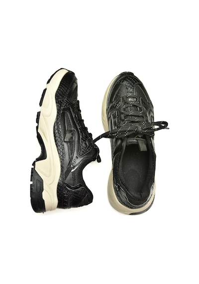 Fox Shoes U312414209 Siyah Kalın Tabanlı Spor Ayakkabı Sneakers Siyah-suni Deri Çok Renkli Fox Shoes U312414209 Siyah Kalın Tabanlı Spor Ayakkabı Sneakers Siyah-suni Deri Çok Renkli