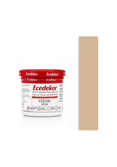 Vizon Ecedekor Ahşap Dolgu Macunu Bardak 200gr 200 G