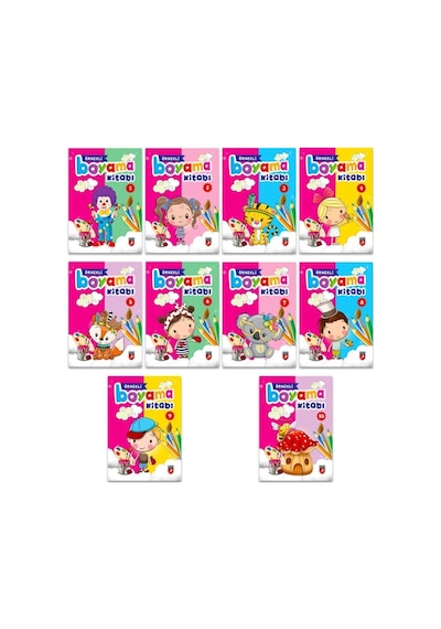 Örnekli Boyama Kitabı 10 Kitap Tandem Yayınları