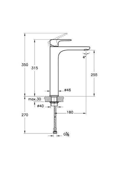 Artema Root Round Yüksek Lavabo Bataryası