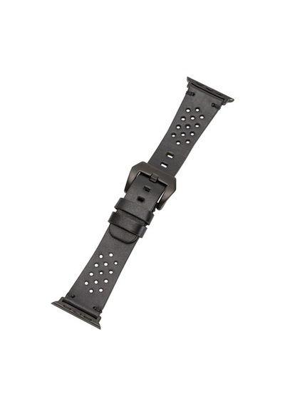 Bouletta Watch Uyumlu Deri Kordon Vigo 42-44-45Mm Rst1 Siya
