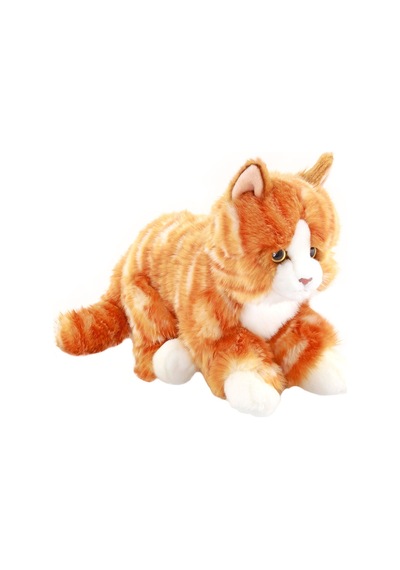 Animals Of The World Floppy Kahve Tekir Kedicik Peluş Oyuncak 27