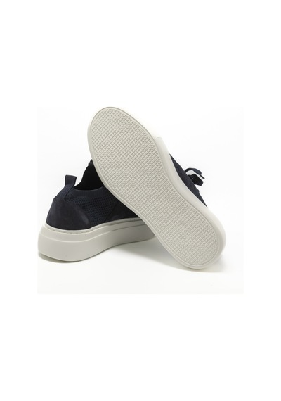 Lacivert Sneaker Günlük Erkek 23954 Huds Triko Logolu Lacivert