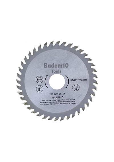 Badem10 Testere Spiral Ağaç Ahşap Sunta Kesme Testeresi 115 Mm 40 Diş 2 Adet