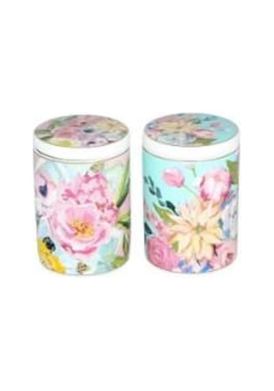 Lucky Art Peony Bone 2lı Kavanoz Seti 600ml Lyba 042 Çok Renkli