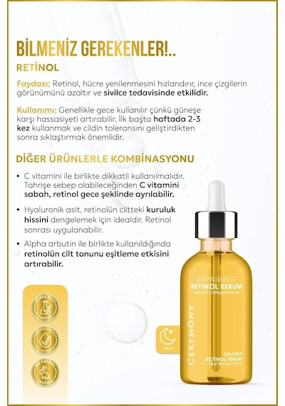 Ceremony Serum Onarıcı Retinol 30 Ml Diğer