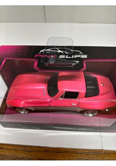 Jada Pınk Slıps-1966 Chevrolet Corvette 1/32 Model Araba