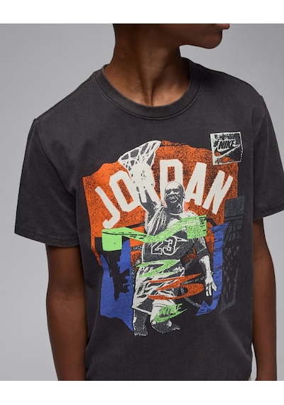 Nike Nıke Jordan Jdb Mj Throwback Slam Ss Tee Erkek Çocuk Tişört 95f225 95f225 023 023