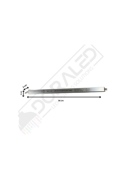 Ultra Slim İnce Parmak Led Adaptör 24 Volt 2,5 Amper 60 Watt 30x2x2cm
