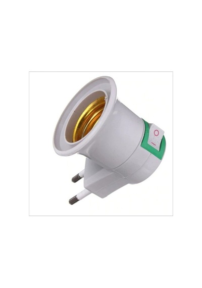 Electric Anahtarlı Duy Fiş Beyaz Renk