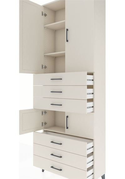 Arges Dolap 4 Raflı 6 Çekmeceli 4 Kapaklı 88x30x243 Aytaşı-ay... Aytaşı Arges Dolap 4 Raflı 6 Çekmeceli 4 Kapaklı 88x30x243 Aytaşı-ay... Aytaşı