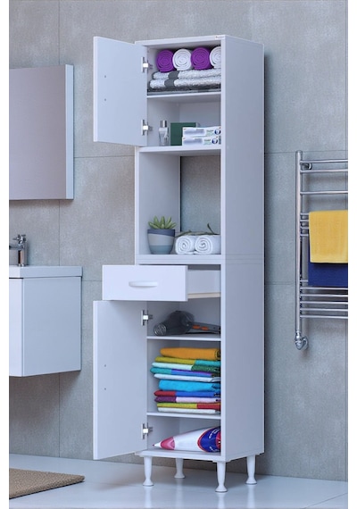 Eliusta Vero 5 Bölmeli 40 Cm Genişlikte Dolap Çok Amaçlı Kullanım Banyo Dolapı 40x173x32,5 Cm Dolap Beyaz Eliusta Vero 5 Bölmeli 40 Cm Genişlikte Dolap Çok Amaçlı Kullanım Banyo Dolapı 40x173x32,5 Cm Dolap Beyaz