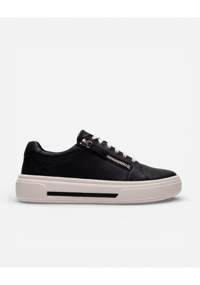 Clarks Hollyrose Zip Black Leather Kadın Siyah Günlük Ayakkabı 26185913 Siyah