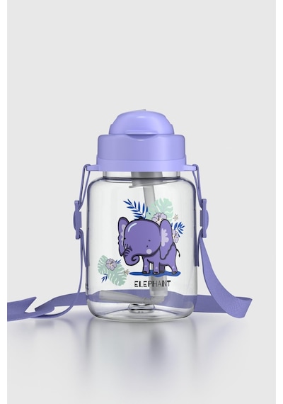 Renga Dore Desenli 330 Ml Pipetli Tritan Bebek Suluk 912123 Mor