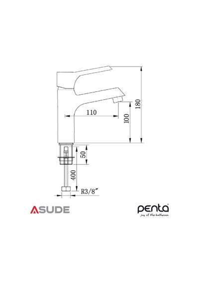 Penta 2301 Aren Lavabo Bataryası Sarı
