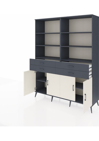Hyperion Gardrop 8 Raflı 4 Çekmeceli 4 Kapaklı 176x44x221 Antrasit-aytaşı/antrasit Aytaşı/antrasit Hyperion Gardrop 8 Raflı 4 Çekmeceli 4 Kapaklı 176x44x221 Antrasit-aytaşı/antrasit Aytaşı/antrasit