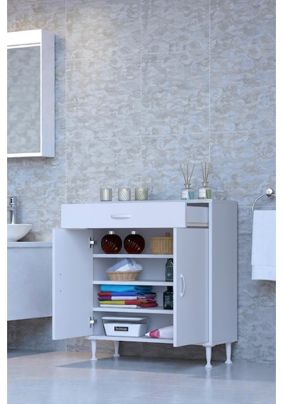 Eliusta Rose 75 Cm Beyaz 1 Çekmeceli Banyo Mutfak Dolabı 4 Bölmeli 3 Raflı Çok Amaçlı Dolap 75x88x32,5 Cm Beyaz Eliusta Rose 75 Cm Beyaz 1 Çekmeceli Banyo Mutfak Dolabı 4 Bölmeli 3 Raflı Çok Amaçlı Dolap 75x88x32,5 Cm Beyaz