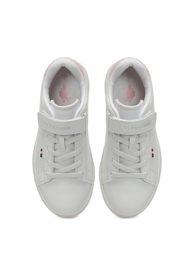 U.s. Polo Assn. Enıya Jr 6fx Beyaz Kız Çocuk Sneaker 000000000102155726 Beyaz-pudra