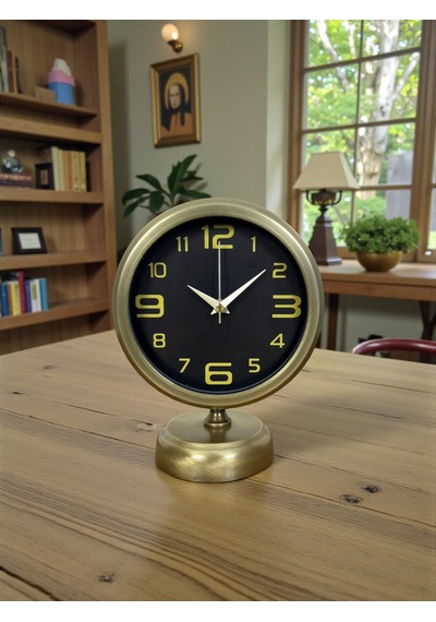 Prestij Vintage 25 X 20 Cm Metal Masa Saati Eskitme
