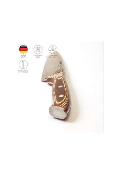 Pirge 32160 Elite Şef Bıçağı 19 CM Kahverengi