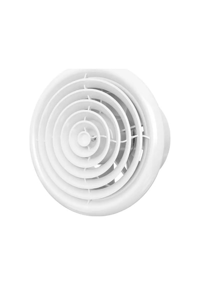 Circle Bd 100 10 Luk Yuvarlak Sessiz Banyo Aspiratörü Klapeli Dairesel Havalandırma