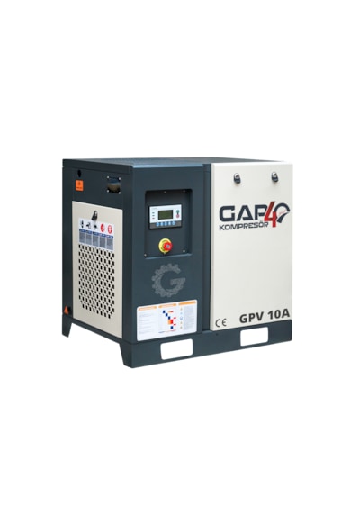 Vidalı Hava Kompresörü 10 Hp Tek Makine