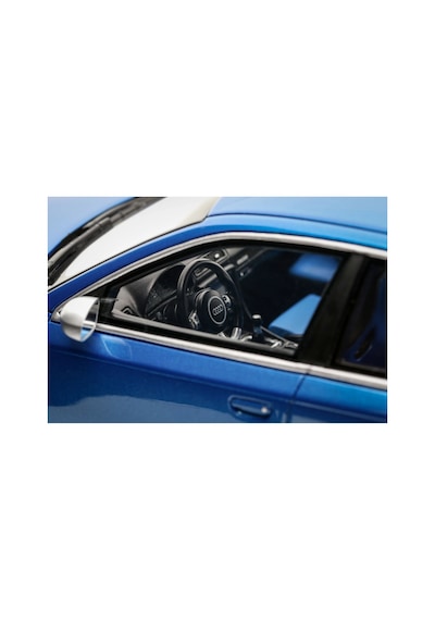 1:18 Ölçek Otto 2007 Audi Rs 4 B7 Sedan Sprint Blue Resin Kapalı Minyatür Model Araba 25cm