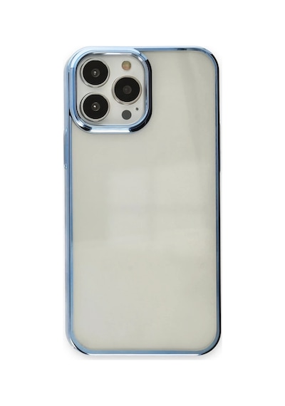 Newface Apple Uyumlu - iPhone 14 Pro Max Kılıf Element Silikon - Sky Blue