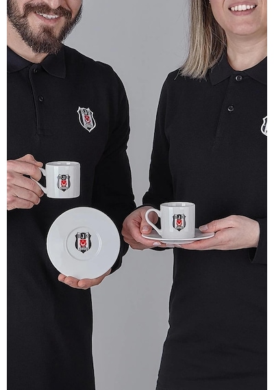 Neva N3422 Beşiktaş Arma 2'li Kahve Fincan Takımı