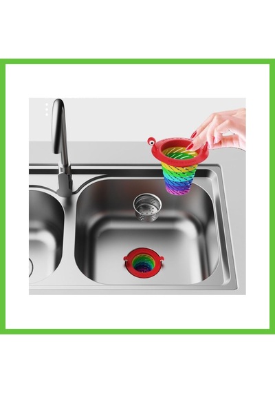 Bezos Renkli 6 Kademeli Lavabo Süzgeci Dmc Standart