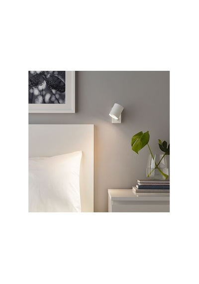 Ikea Nymåne Duvar Lambası, Beyaz, 11 Cm