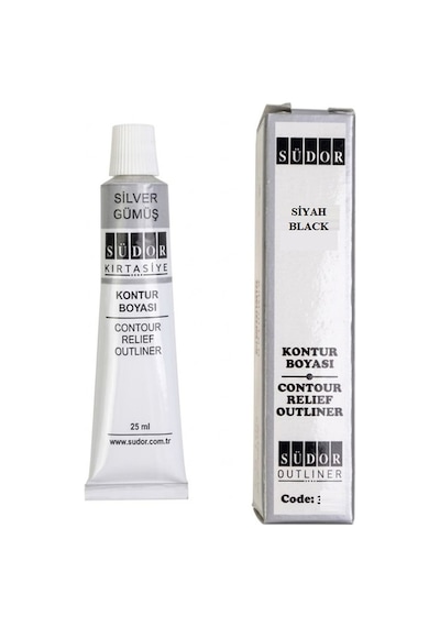Südor Kontur Boyası Siyah 25 Ml