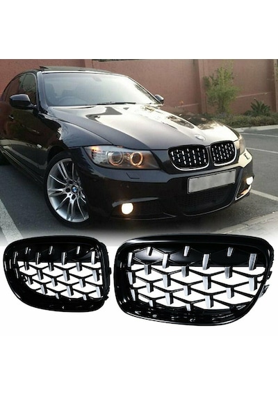 Bmw 3 Serisi E90 Ön Panjur Böbrek Diamond Model Oem 2009-2012