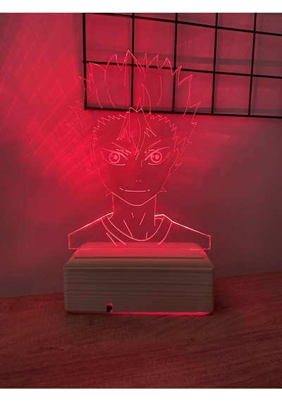 Haikyuu Nishinoya 16 Renk Gece Lambası