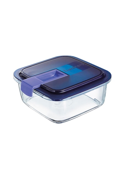 Luminarc Temp Easy Box Kare 76 Cc Mavi Kapak 003p7422 Şeffaf