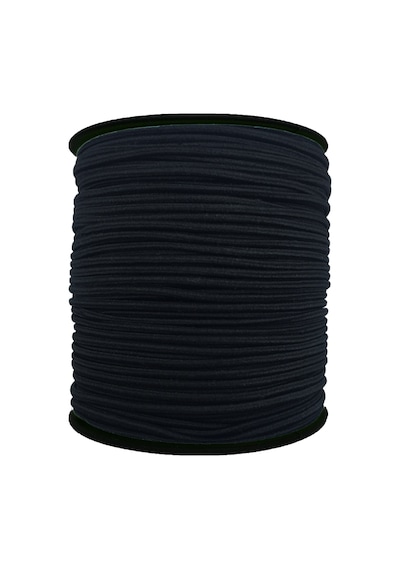 3 Mm Yuvarlak Lastik-10 Metre Siyah Yuvarlak Lastik