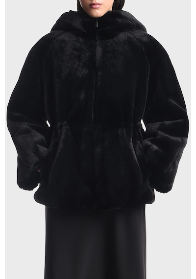 Emporio Armani Logo Nakışlı Çift Taraflı Comfort Fit Suni Kürklü Kaban Kadın Kaban Ew001467 Af14618 Mc736 Siyah Emporio Armani Logo Nakışlı Çift Taraflı Comfort Fit Suni Kürklü Kaban Kadın Kaban Ew001467 Af14618 Mc736 Siyah