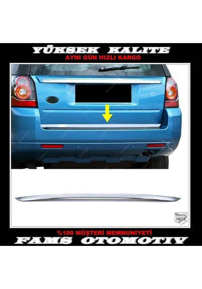 Land Rover Freelander 2 Krom Bagaj Alt Çıtası 2006-2014 P. Çel...
