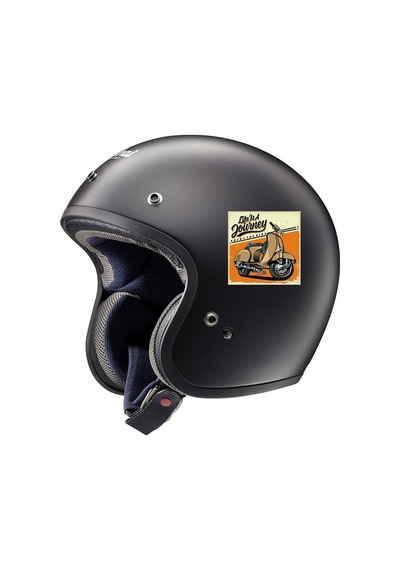 Retro Vespa Sticker Araba, Motorsiklet, Kask, Laptop, Cam Sticker 12x12 Cm